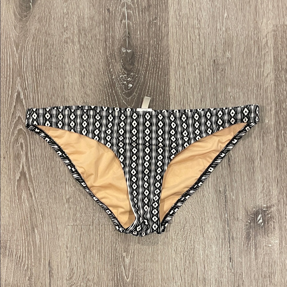 J. Crew Black and White Bikini Bottom